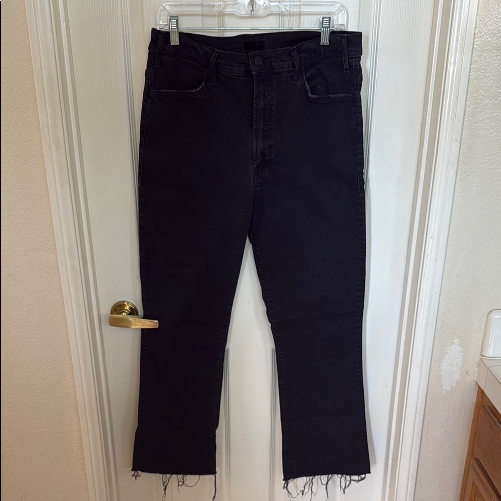 Mother Hustler Ankle Fray jeans